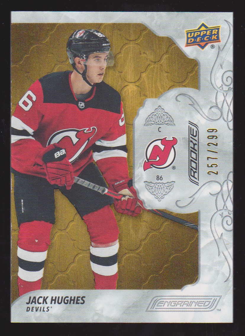 (image for) 2019-20 Upper Deck Engrained #50 Jack Hughes RC 257/299